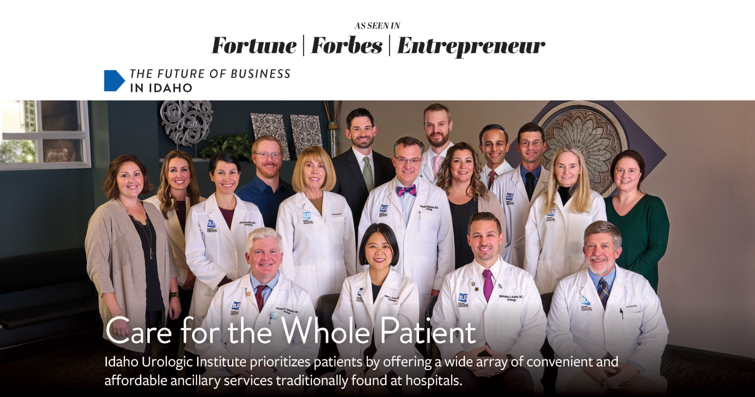 Screenshot of "Care for the Whole Patient" article.